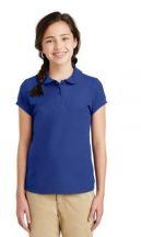 Port Authority� Girls Silk Touch� Peter Pan Collar Polo